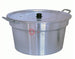PENTOLE PENTOLA CALDAIA IN ALLUMINIO PESANTE D.46 CM - 20 LT SENZA COPERCHIO