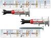 TASSELLI FISCHER AUTOPERFORANTI DUOBLADE CON VITE TSP 4,5X40 PACCO DA 25 PZ