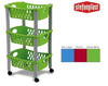 CARRELLI CARRELLO OTELLO CM. 30x40x70 h A 3 PAINI C/RUOTE