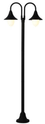 LAMPIONE DA GIARDINO ILLUMINAZIONE ESTERNA SERIE SOFIA A DUE LUCI W100 CM. 220