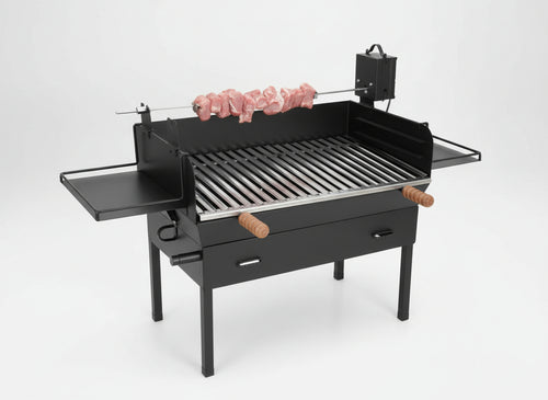 KIT GIRARROSTO ELETTRICO CM. 110x14x16H PER BARBECUE