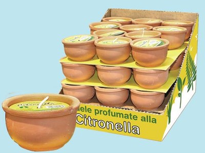 SET 44 PZ DI CERI ALLA CITRONELLA BIG BON COCCIO 9xH4CM