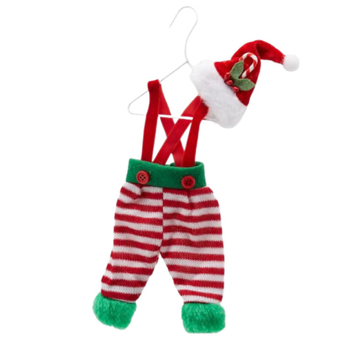 Pendaglio per albero di Natale Vestiti di Elfi con gruccia da 25 cm