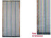 ZANZARIERA ZANZARIERE STOP INSET POLYCOLOLO PER PORTA A 4 TELI CM.100X220