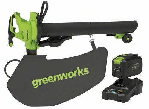 SOFFIATORI ASPIRATORI TRITURATORI BATTERIA IN DOTAZIONE 48V GREENWORKS GD48B