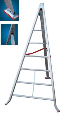 SCALE SCALA IN ALLUMINIO TRIANGOLARE COUNTRY 8 GRADINI MT. 2.90