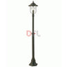 LAMPIONE LAMPADA LUCE CON COLONNA PORTO CM. 25x25xh.184 COLORE RUGGINE