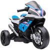 Moto per Bambini 18-60 Mesi Modello BMW HP4 con Fari, Musica e Pedali, in PP e Metallo, 82.5x42x54 cm, Blu QW3370-211V90BUQW3