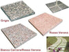 PIASTRA BASE CEMENTO ROSSO VERONA OMBRELLONE GIARDINO MATTONELLA CM40x40H3,7 PZ2