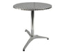 TAVOLI TAVOLO TAVOLINO BAR ALU ROUND CM. 60xH70 ARREDO CASA GIARIDNO BAR