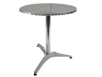 TAVOLI TAVOLO TAVOLINO BAR ALU ROUND CM. 60xH70 ARREDO CASA GIARIDNO BAR