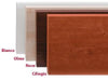 MENSOLE MENSOLA IN LEGNO SQUADRATE CM.100X30X1.8 COLORE NOCE/OLMO/ BIANCO