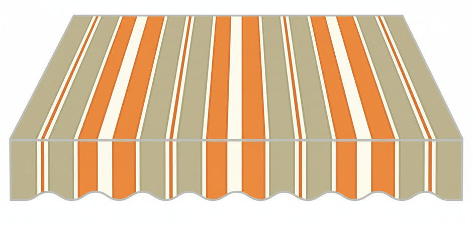 TENDA DA SOLE IN ALLUMINIO A CADUTA TELO POLIESTERE CM. 300X250H