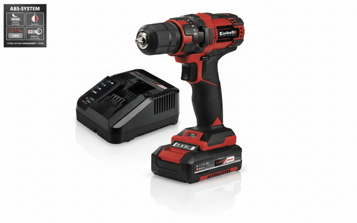 TRAPANO AVVITATORE A BATTERIA 18V 1,5AH EINHELL TC-CD 18/35 Li