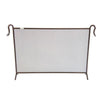 SCHERMI PARASCINTILLE CAMPIDOGLIO IN FERRO BATTUTO COLORE RUGGINE CM. 90x13x57