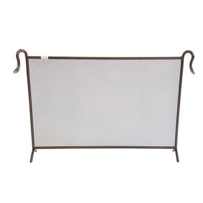 SCHERMI PARASCINTILLE CAMPIDOGLIO IN FERRO BATTUTO COLORE RUGGINE CM. 90x13x57