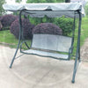 DONDOLO DA GIARDINO IN METALLO TINELLO 3 POSTI CM. 182x120x168H