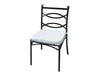 SEDIA LIBERTY CON CUSCINO CM. 49x52xH90 ARREDO GIARDINO ARREDAMENTO ESTERNO PZ 2