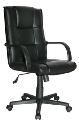 POLTRONA DIREZIONALE MOD.1421 COLORE NERO OSCILLANTE GIREVOLE