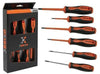 SET 6 GIRAVITI CACCIAVITE BRIXO JOB TORX TAGLIO PHILLIPS