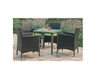 POLTRONA CON CUSCINO IN POLIRATTAN ARREDO EDERA CM. 51X56X88H PEZZI 2