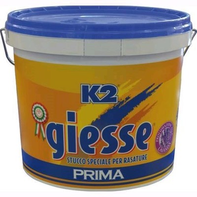 STUCCO IN PASTA K2 Mod. GIESSE Confezione da 5/20 Kg per Rasature