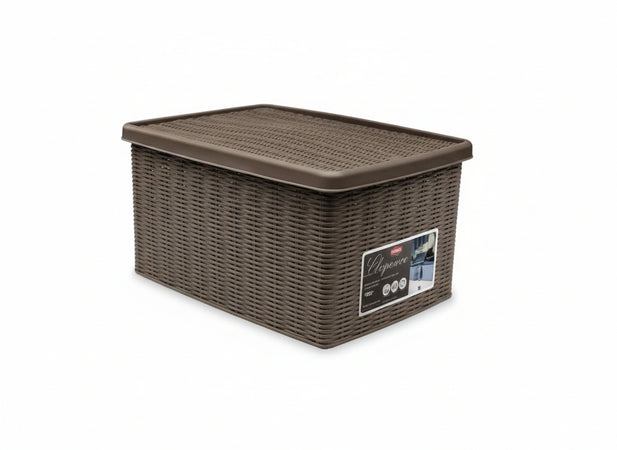 CONTENITORE BAULE BAULETTO MULTIUSO ELEGANCE CM 29x39x21 h DA LT.15