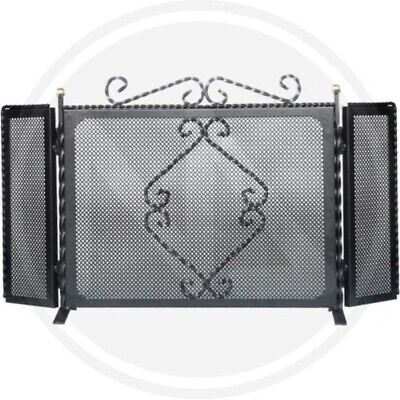 PARASCINTILLE IN FERRO BATTUTO TRECCIA CM. 105X50H