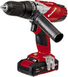 TRAPANO A PERCUSSIONE A BATTERIA CON DOPPIA VELOCITA' EINHELL TE-CD 18-2 LI
