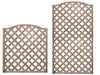 PANNELLO PATIO IN LEGNO ONDA CM.90X90 PANNELLI RECINZIONI ARREDO GIARDINO PZ.2
