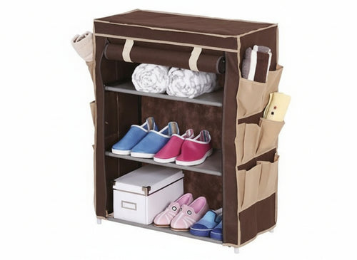 ARMADIO GUARDAROBA SCARPIERA CM.60x30xH80 ARMADI ARREDO CASA CAMPEGGIO