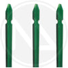 PALETTO PALETTI PER RECINZIONI A T IN ACCIAIO PLASTIFICATO VERDE H MT.2,25 PZ.10