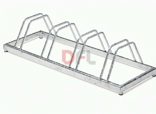 RASTRELLIERE PORTABICICLETTE IN ACCIAIO ZINCATO 4 POSTI CM. 40X113