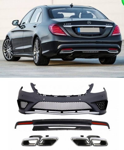 Body Kit Paraurti Diffusore adatto per Mercedes Classe S W222 (2013-06.2017)