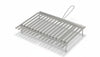 GRATICOLA IN ACCIAIO INOX CM.50X35 BARBECUE GRIGLIE ACCESSORI