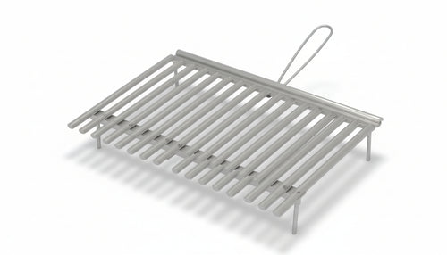 GRATICOLA IN ACCIAIO INOX CM.50X35 BARBECUE GRIGLIE ACCESSORI