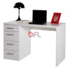 SCRIVANIA LINEA ALIMOS CON 4 CASSETTI CM. 60X110XH.74 COLORE BIANCO O ROVERE