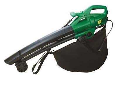 SOFFIATORE ASPIRAFOGLIE ASPIRATORE TRITURATORE GREEN CAT EOLO 3000W