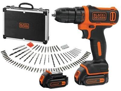TRAPANO AVVITATORE A BATTERIA 10,8V - 1,5 Ah CON ACCESSORI B+D BCDD 12 BAFC