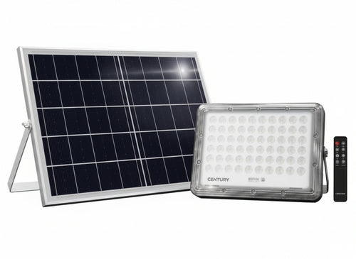 PROIETTORI LED SOLARI CENTURY PROMETEO 40 WATT - 4600 LUMEN CON TELECOMANDO