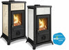 STUFE A LEGNA GEMMA LIBERTY NORDICA POTENZA 6,0 Kw - CM.46x49xH84