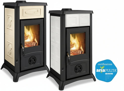 STUFE A LEGNA GEMMA LIBERTY NORDICA POTENZA 6,0 Kw - CM.46x49xH84