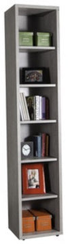 LIBRERIE LIBRERIA PRATICO CM. 35,7X44X217H CEMENTO