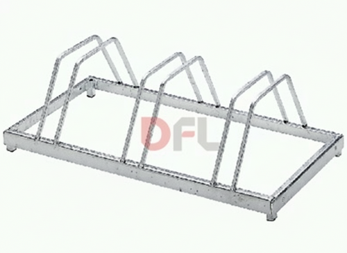 RASTRELLIERE PORTABICICLETTE IN ACCIAIO ZINCATO 3 POSTI CM. 40X86