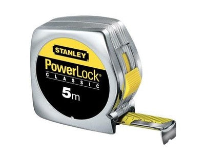 FLESSOMETRI FLESSOMETRO METRO STANLEY POWERLOCK DA 5 MT