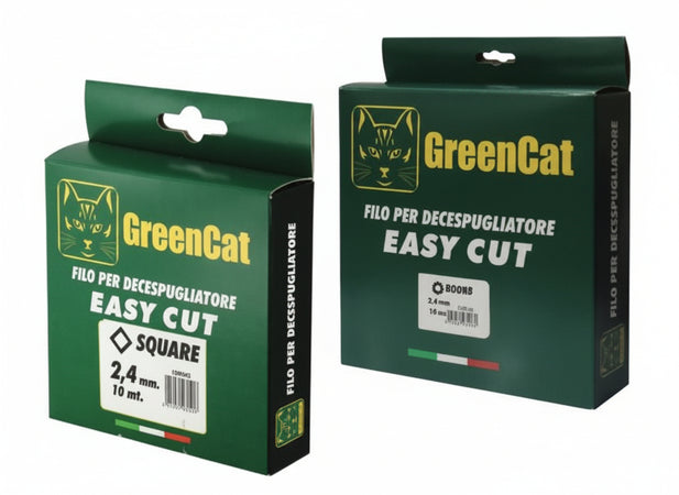 FILO NYLON PER TESTINE DECESPUGLIATORI QUADRO D.2.4 ROTOLO DA 50 MT