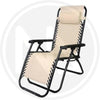 SEDIA SDRAIO IN ALLUMINIO MULTIPOSIZIONE ALIVIO CM. 90X66X110H