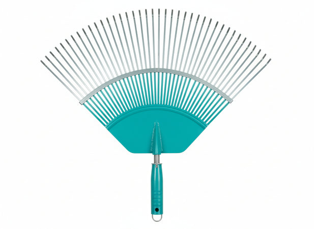 SCOPE RASTRELLI PER ERBA BRIXO 22 DENTI ATTACCO MORSETTO UTENSILI DA GIARDINO