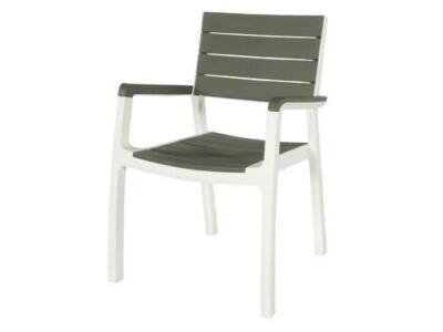 POLTRONE SEDIE IN RESINA HARMONY KETER EFFETTO LEGNO CM.59x60xH86