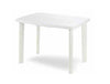 TAVOLO da giardino in RESINA Rettangolare 101x68x72 cm mod. FARETTO BIANCO